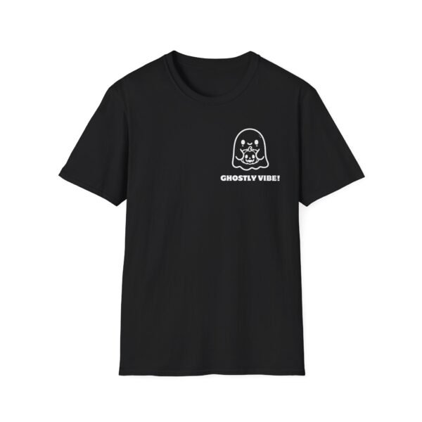 Unisex Ghostly Vibe T-Shirt - Halloween Apparel, Casual Wear, Comfortable Tee, Gift for Friends, Everyday Style
